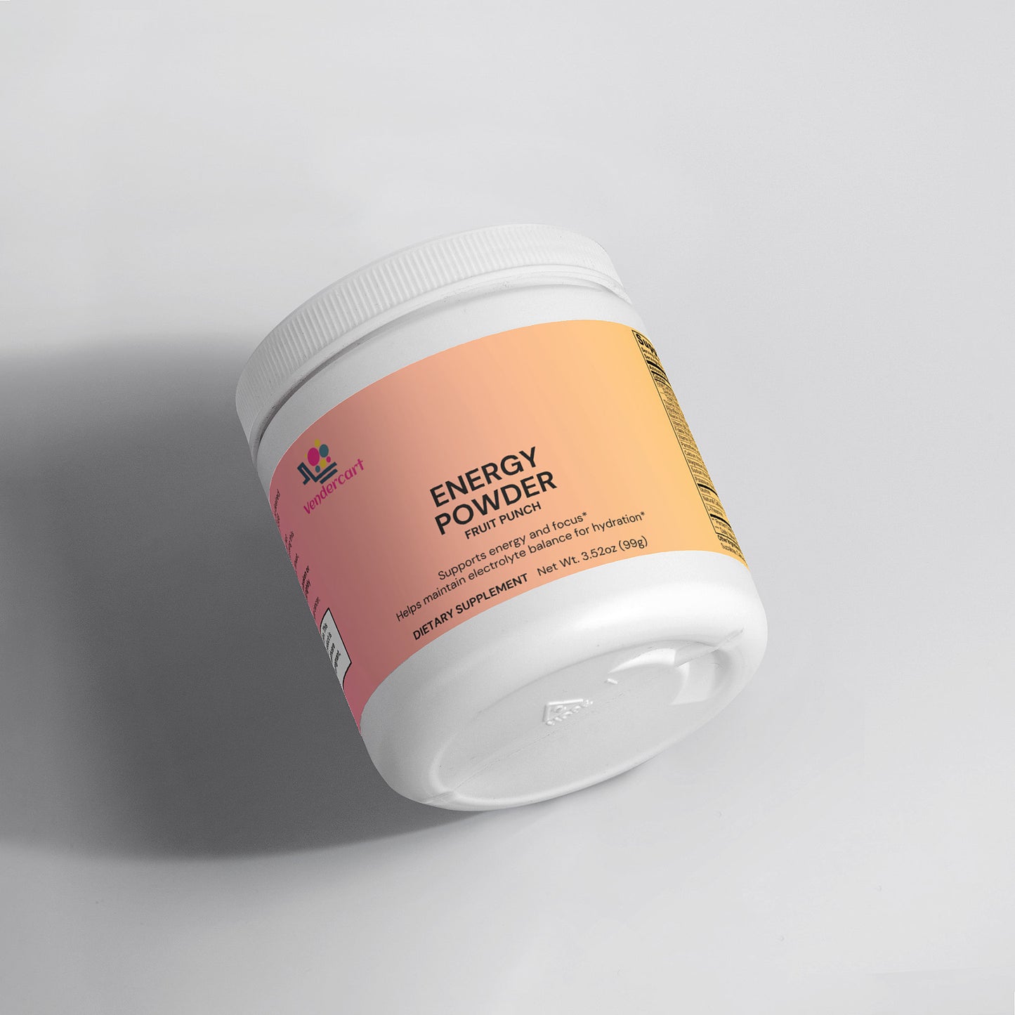 Energy Powder - Natural Energy Boost for Active Lifestyles | 30 Servings | No Sugar Added