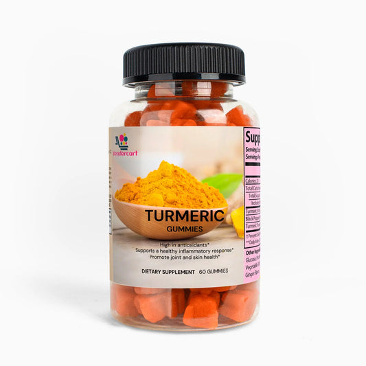 Turmeric Gummies – Powerful Anti-Inflammatory & Joint Support | Natural Pain Relief | 30 Gummies | Vegan & Non-GMO