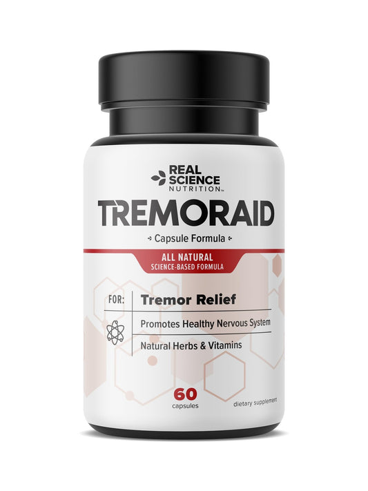 Tremoraid Natural Essential Tremor Relief Supplements - Effective And