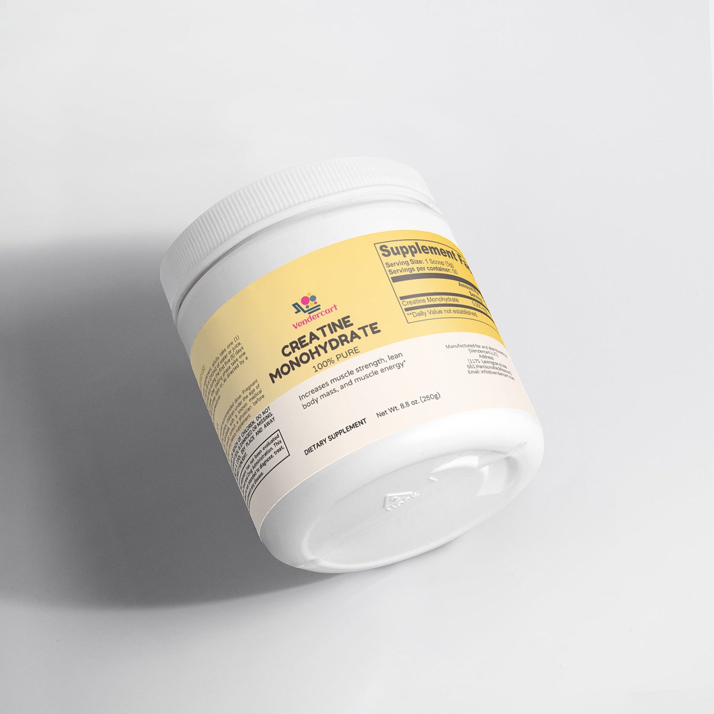 Creatine Monohydrate – Pure Performance & Muscle Growth | 100% Micronized Creatine Powder | 30 Servings