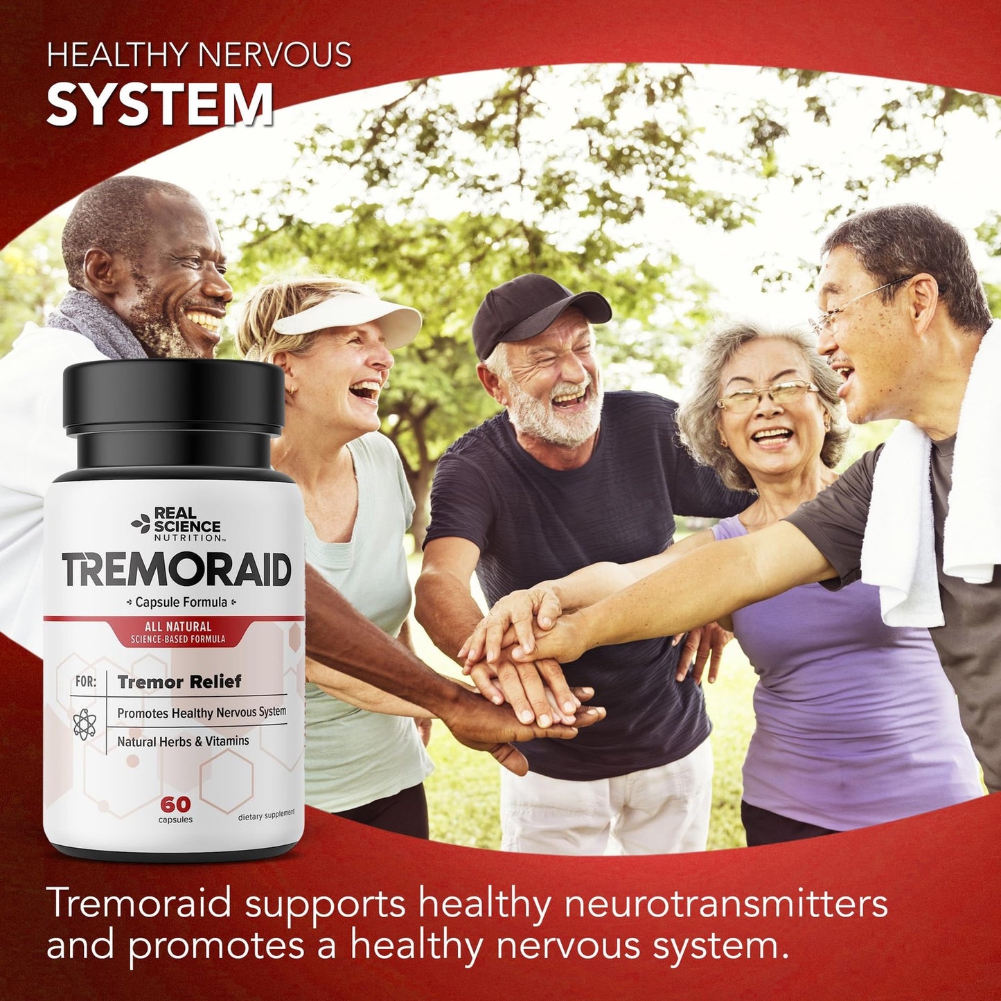 Tremoraid Natural Essential Tremor Relief Supplements - Effective And