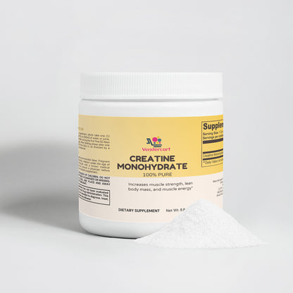 Creatine Monohydrate – Pure Performance & Muscle Growth | 100% Micronized Creatine Powder | 30 Servings