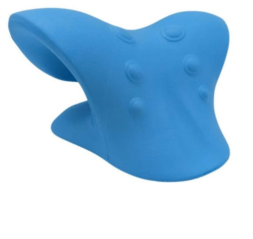 C-Shaped Pillow (Blue) – Comfortable Neck & Lumbar Support Pillow for Sleep & Relaxation | Ergonomic Design