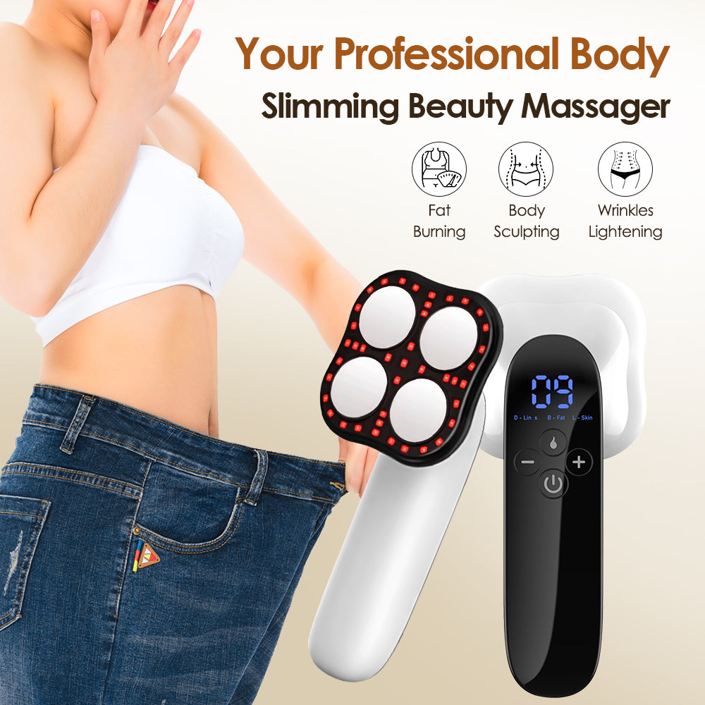 Ultrasonic EMS Body Massager for Body Shaping & Skin Tightening | Portable At-Home Contouring Device