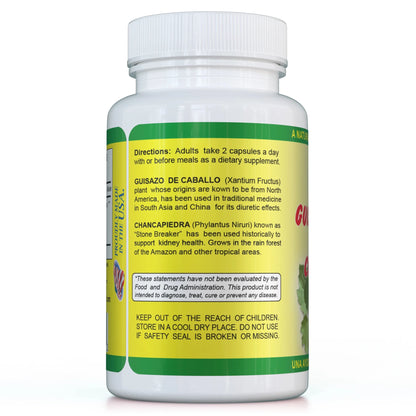 Guisazo De Caballo & Chancapiedra, Kidney Stone Breaker, Dietary Supplement, 3 Pack, 90 Capsules per Bottle