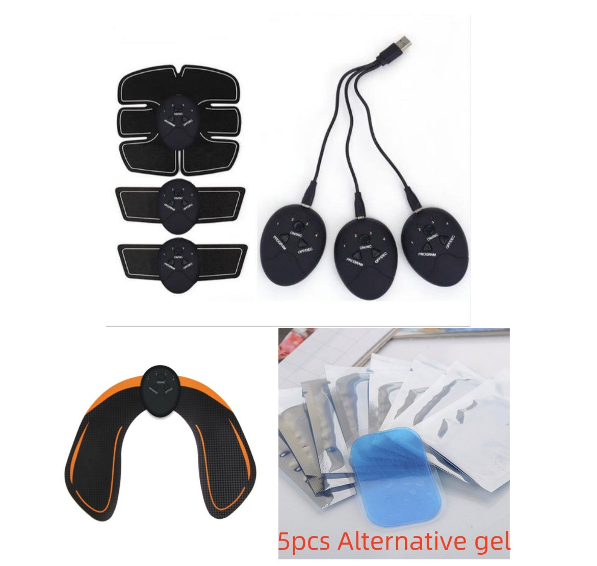 EMS Abs Trainer  Muscle Stimulator Belt for Core Toning & Everyday Home Fitness