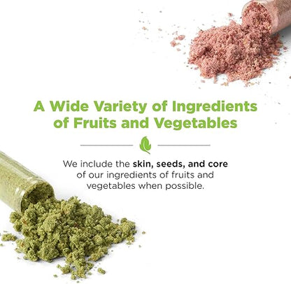 ($) Balance of Nature Fruits & Veggies Supplements - Whole Fruit and Vegetable Ingredients for Women, Men, and Kids - 90 Fruits Capsules, 90 Veggies Capsules - 1 Set