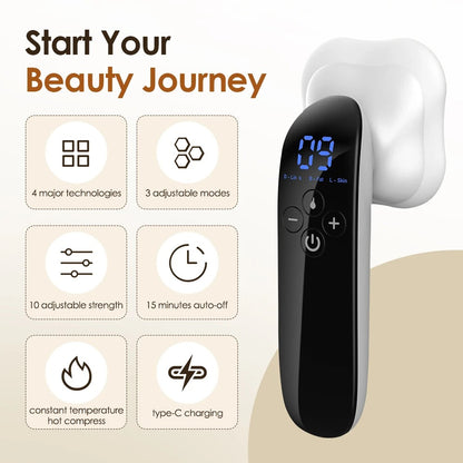 Ultrasonic EMS Body Massager for Body Shaping & Skin Tightening | Portable At-Home Contouring Device