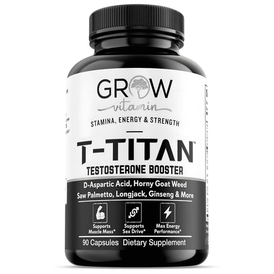 T-Titan Testosterone Booster Supplements 90 Capsules