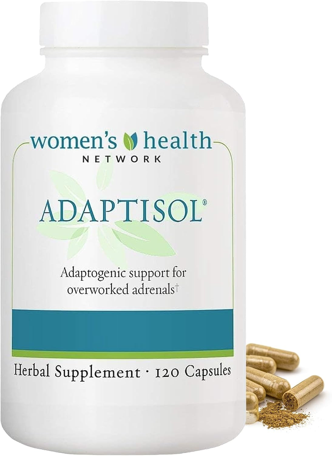 Adaptisol, Adrenal Support Supplements for Women, Cortisol Supplements with Adaptogens, 120 Capsules