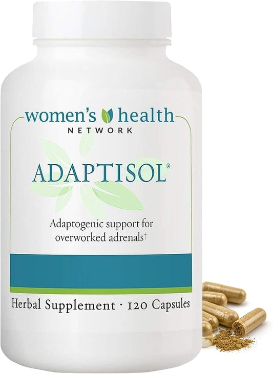 Adaptisol, Adrenal Support Supplements for Women, Cortisol Supplements with Adaptogens, 120 Capsules