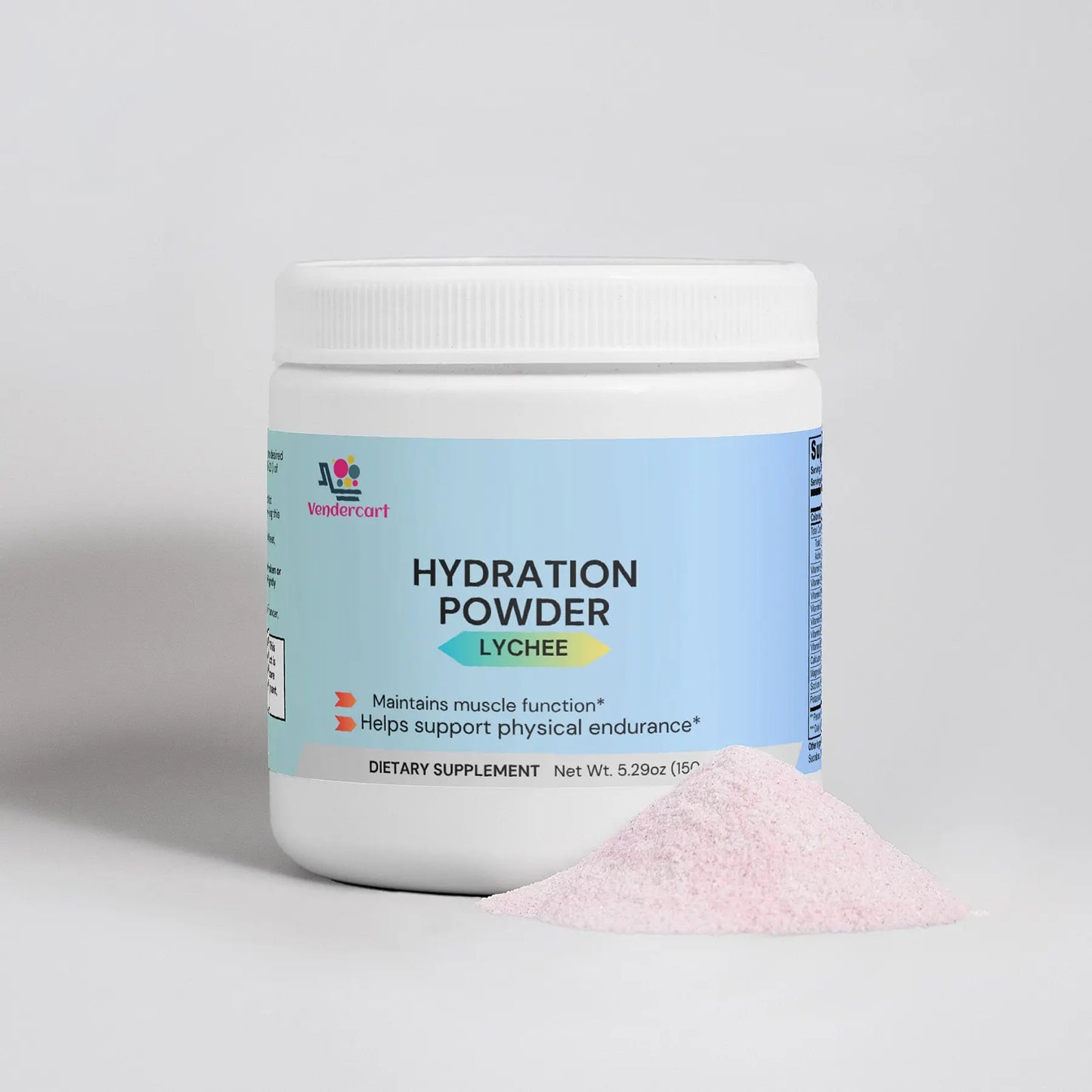 Hydration Powder Lychee – Electrolyte Drink Mix for Rapid Hydration & Energy Support | Sugar-Free Hydration Supplement | 30 Servings