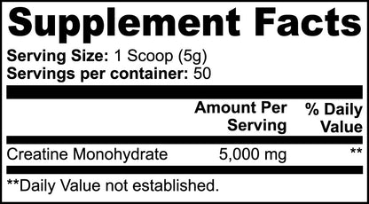 Creatine Monohydrate – Pure Performance & Muscle Growth | 100% Micronized Creatine Powder | 30 Servings