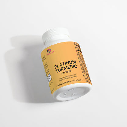 Platinum Supplement Turmeric Advanced Joint Support - Natural Inflammation Relief, Joint Mobility & Antioxidant Protection | 60 Capsules