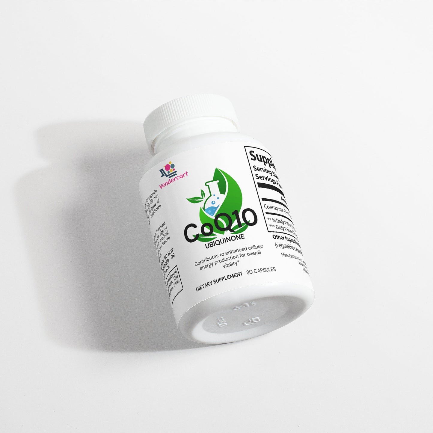 CoQ10 Ubiquinone 30 Capsules Heart Health & Energy Production Supplement | Antioxidant Protection | 30 Capsules