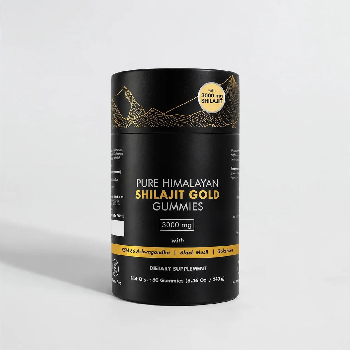 3000mg Himalayan Shilajit Resin Gummies Energy Boost Help With Muscle Recovery Reduce Fatiguesupplement Vegetarian