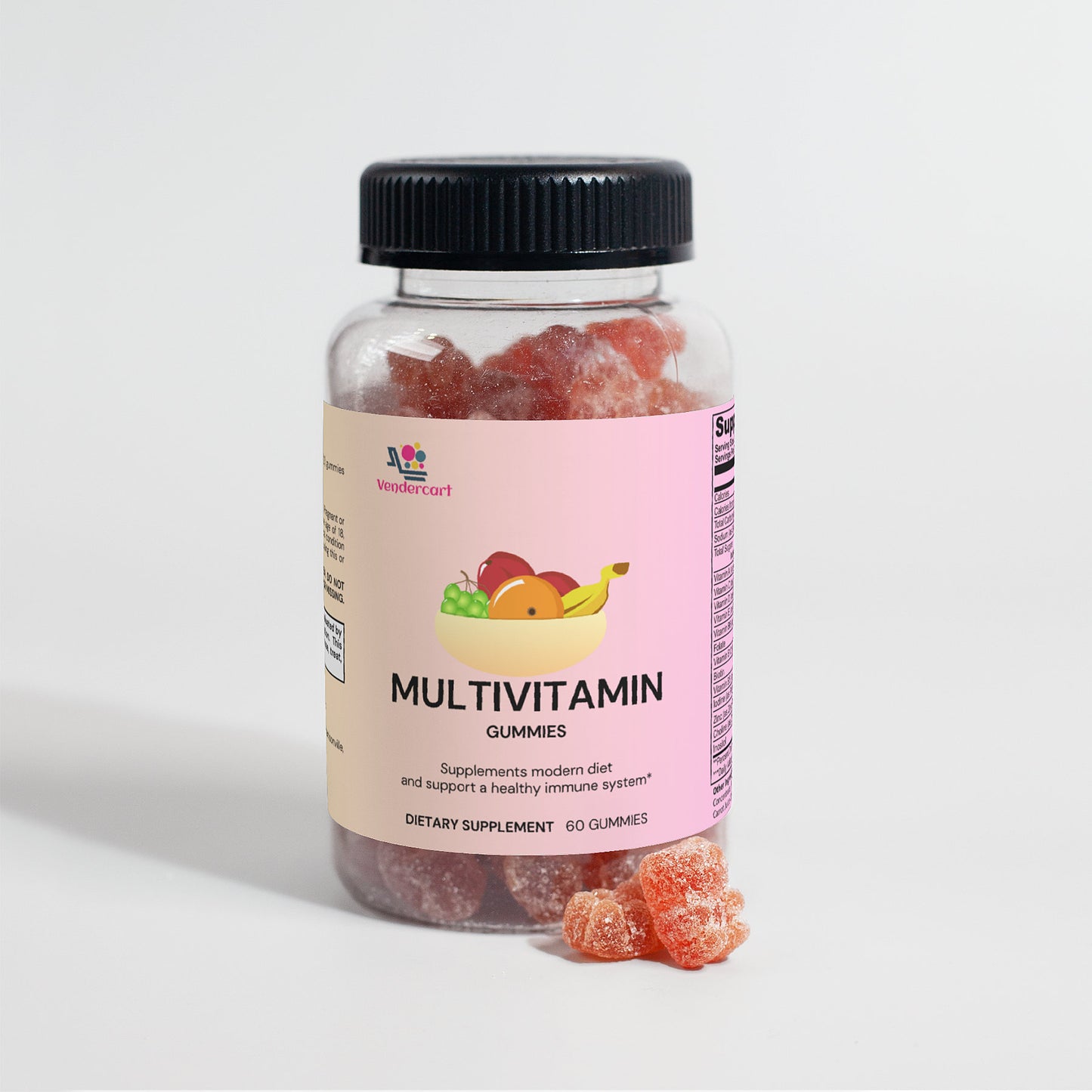 Multivitamin Bear Gummies – Complete Daily Vitamins for Adults | 60 Gummies | Immune Support & Energy Boost